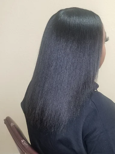 Silk press with mirror-smooth finish
